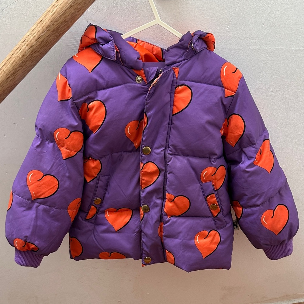 Mini Rodini • Purple Heart Coat